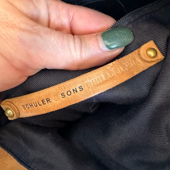 Schuler and Sons Leather Chain Strap Crossbody Bag - Picture 8 of 10